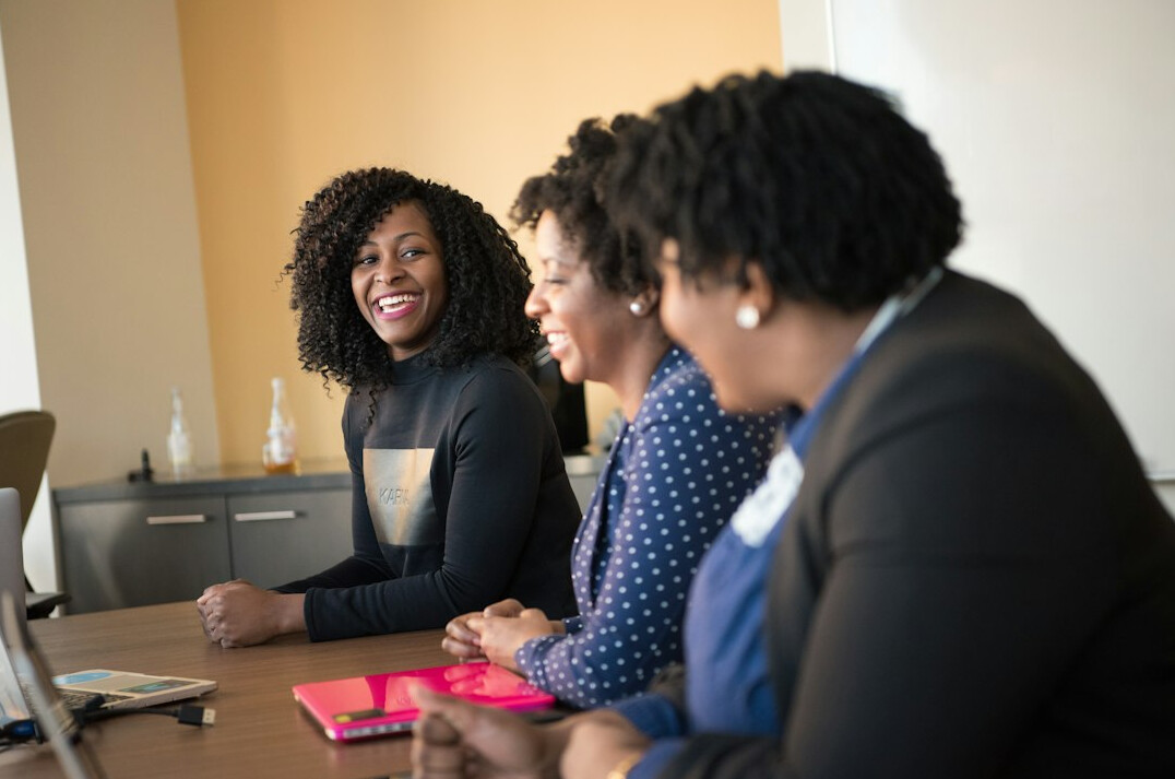 woman leading team discussion