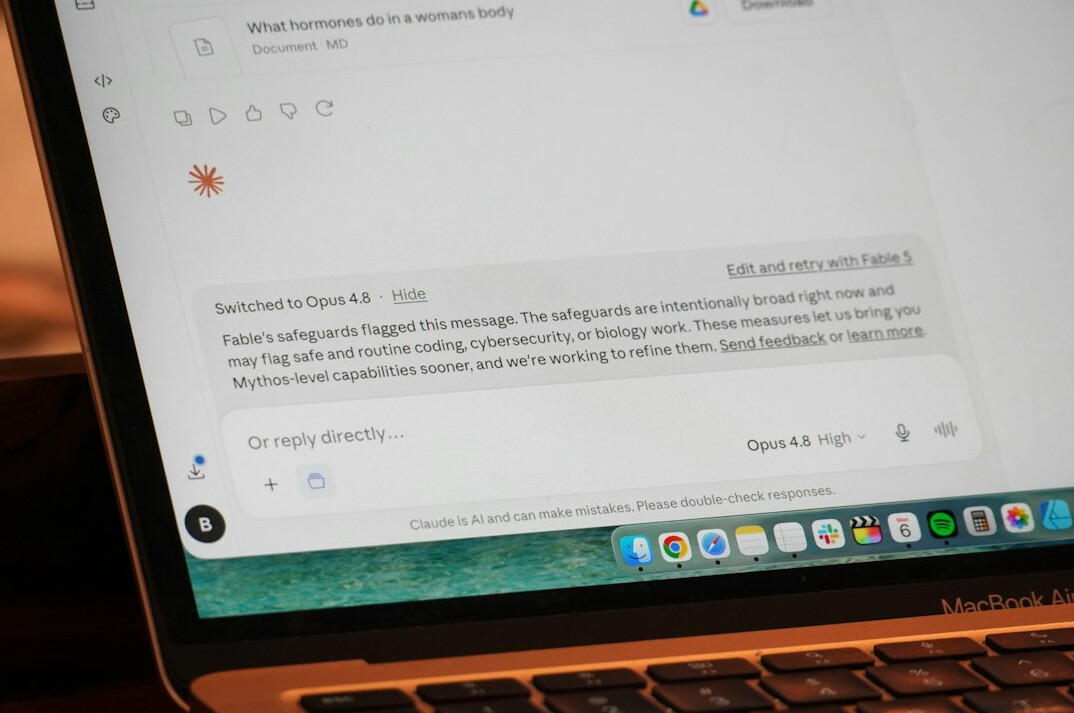 organized email draft on screen